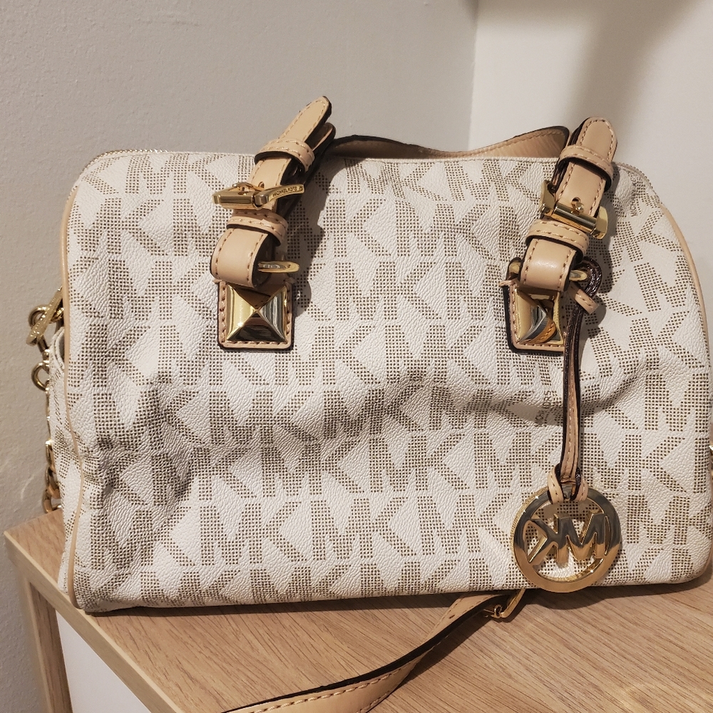 Michael Kors Monogram Speedy Signature Satchel